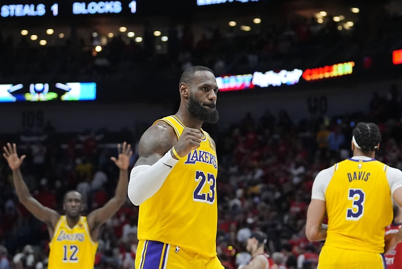 LeBron James et les Lakers de Los Angeles joueront les play-off. KEYSTONE